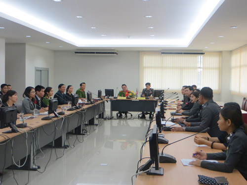 Đoàn cán bộ Trung tâm Thông tin khoa học và Tư liệu giáo khoa, Êv88 chào đón năm mới 2026 thăm và làm việc với Link Đăng Ký, Đăng Nhập EV88.com Cảnh sát Hoàng gia Thái Lan